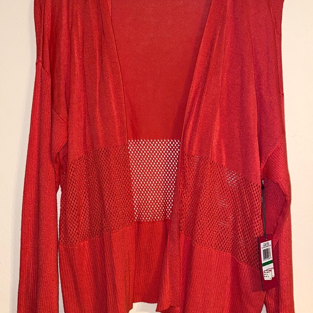 Vince Canute cardinal sweater coral color. Size l with tags